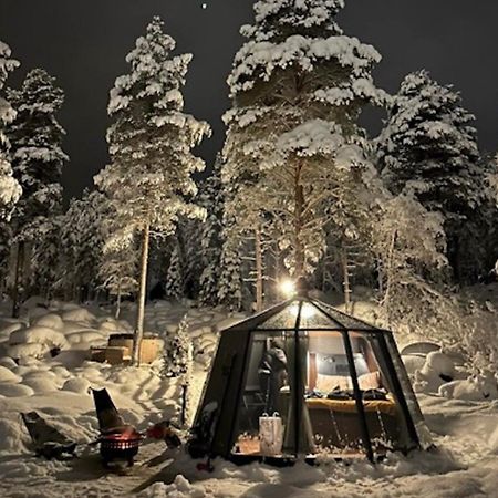 Aurora Igloo With Private Hot Tub By Invisible Forest Lodge Рованиеми Экстерьер фото