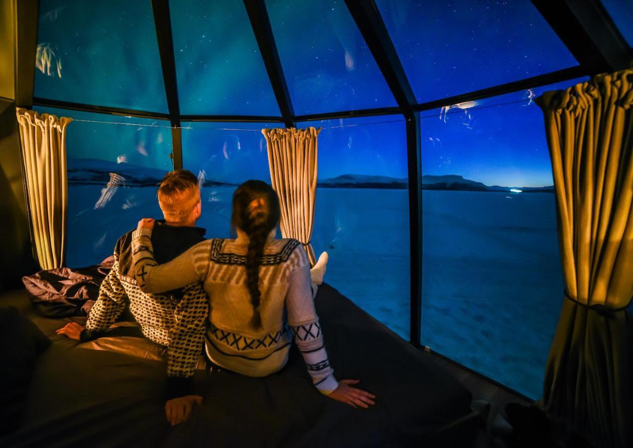 Aurora Igloo With Private Hot Tub By Invisible Forest Lodge Рованиеми Экстерьер фото