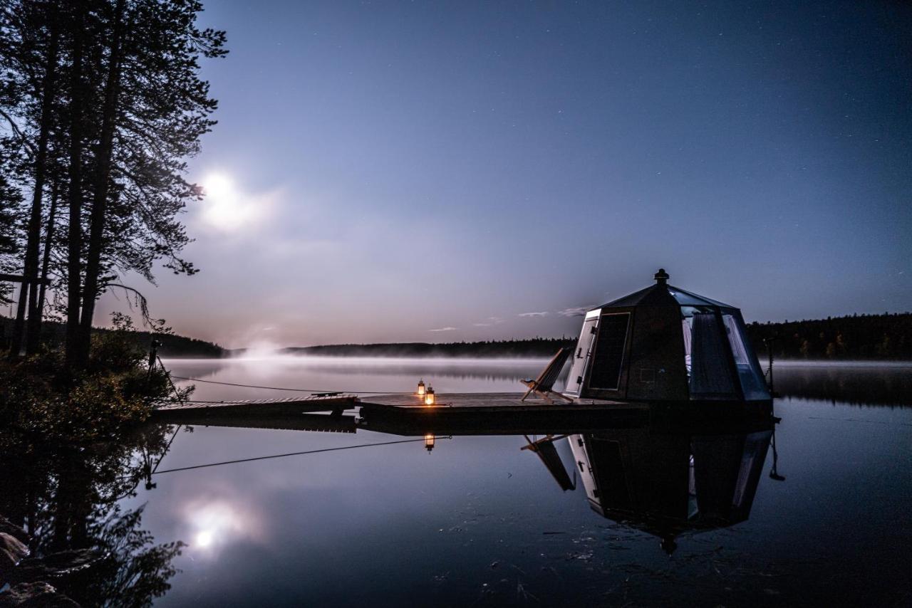 Aurora Igloo With Private Hot Tub By Invisible Forest Lodge Рованиеми Экстерьер фото